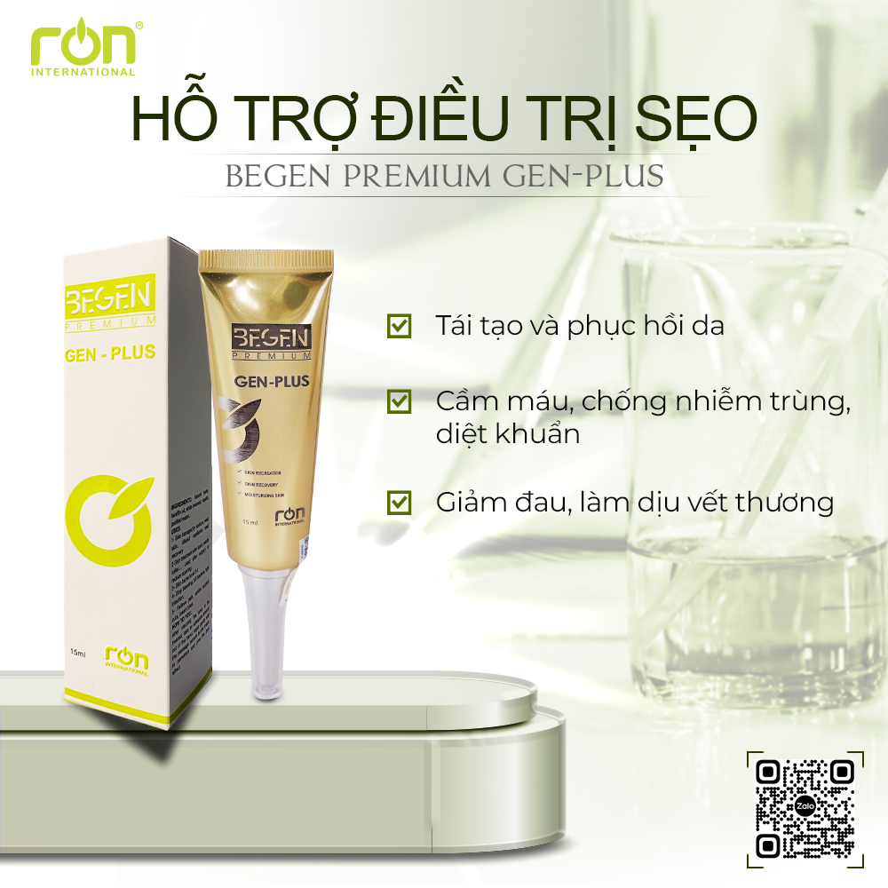 Gen Plus+/ Sản phẩm hỗ trợ điều trị sẹo 15g
