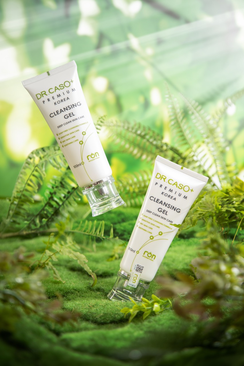 Dr.Caso+ Premium Cleansing Gel 100ml/ Gel rửa mặt sạch sâu bổ sung Vitamin