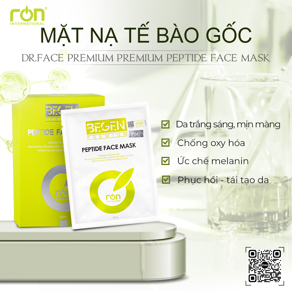 Mặt Nạ Dưỡng Da Tế Bào Gốc Begen Premium Peptide Face Mask