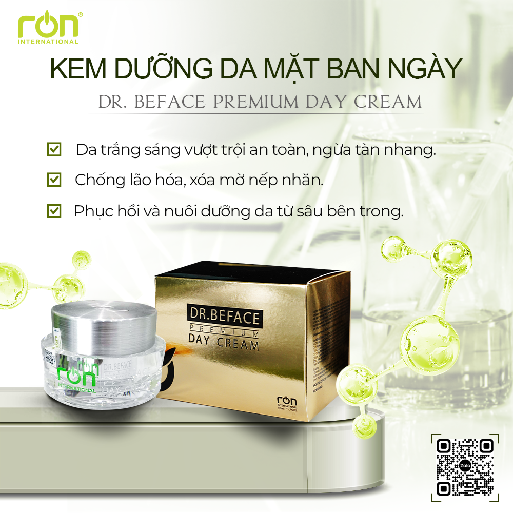 Kem Dưỡng Trắng Da Mặt chuyên sâu Ban Ngày Dr.Beface Premium Day Cream