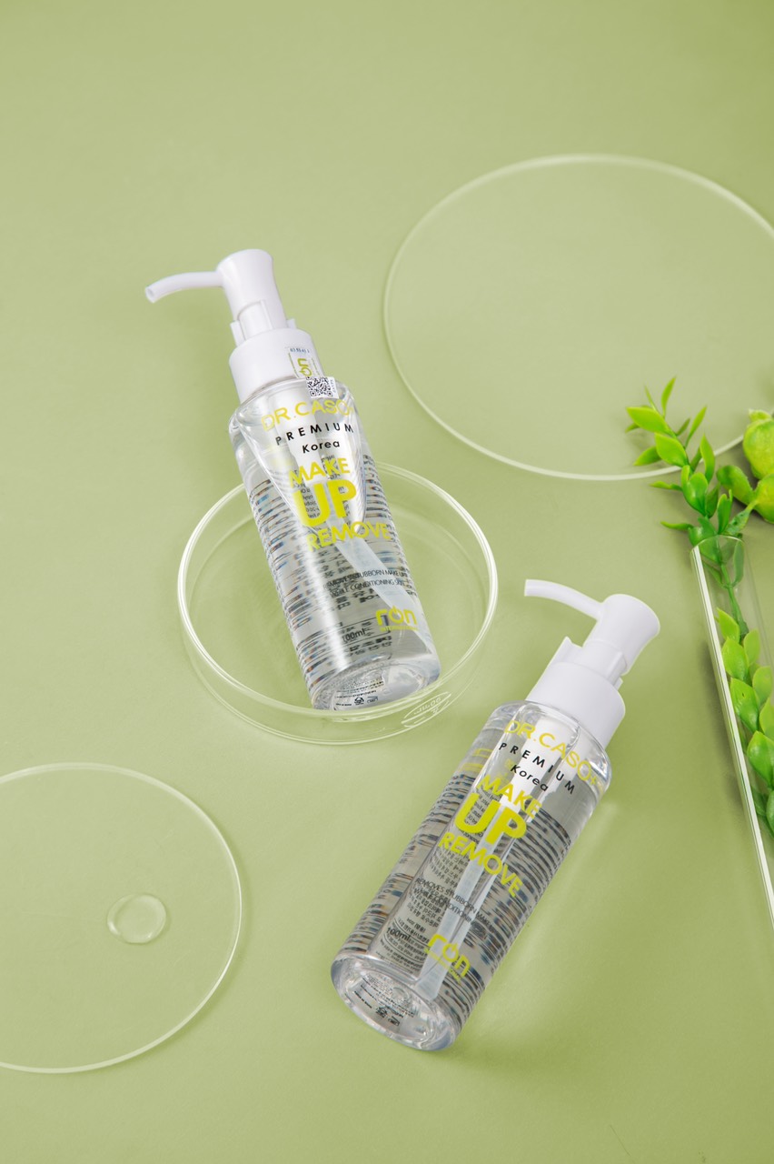 Dầu Tẩy trang (Make up remove Oil) dưỡng ẩm / Dr.Caso+ Premium Make up remove 100ml