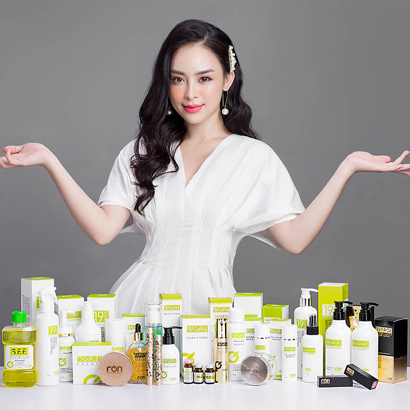 bộ sản phẩm chăm sóc da của Ron International