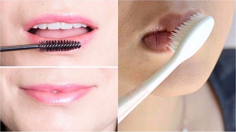 tẩy tế bào chết cho môi