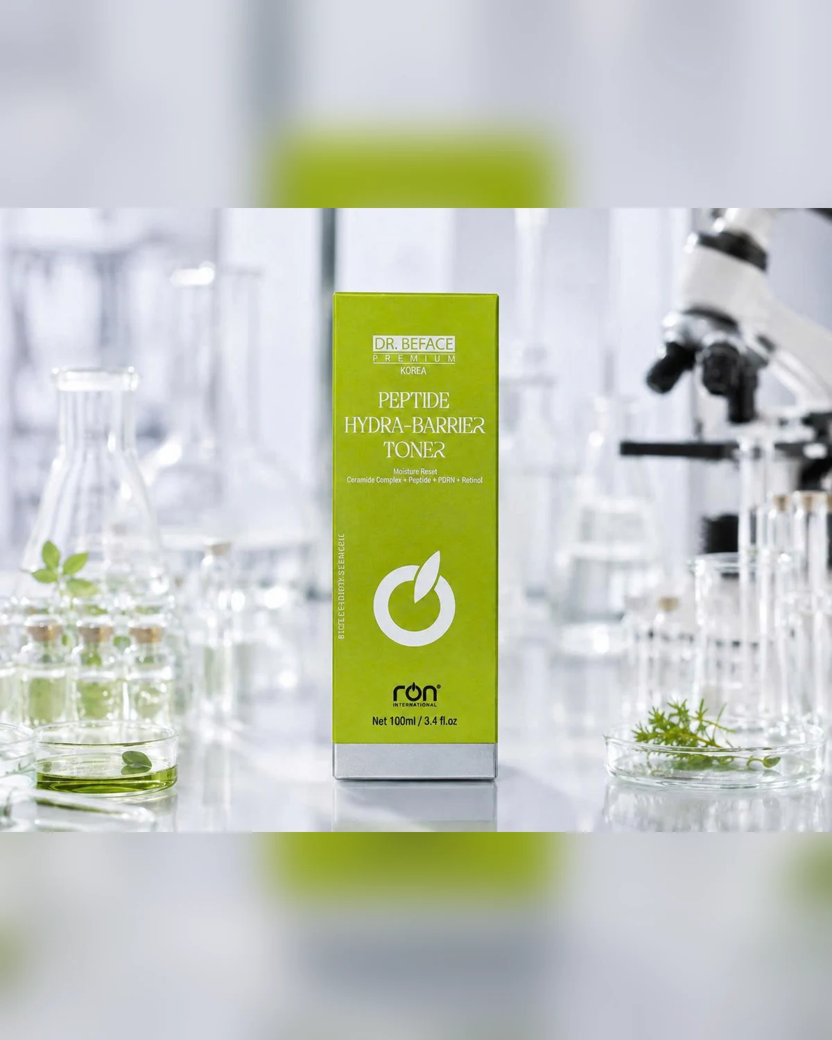 Box packaging — DR.BEFACE PREMIUM PEPTIDE HYDRA-BARRIER TONER