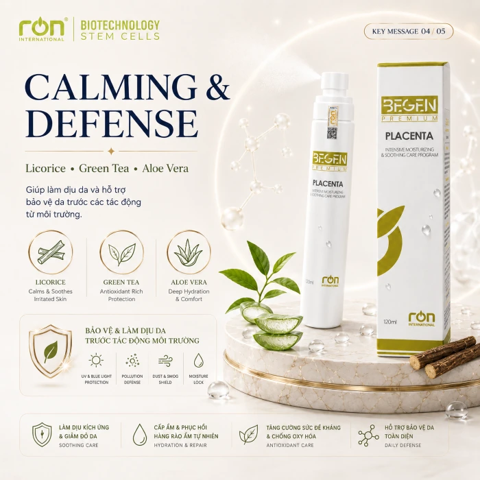 Calming & Defense – BEGEN PREMIUM PLACENTA MIST 120 ml