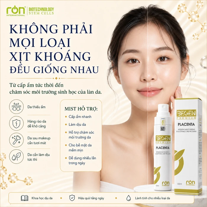 MIST hỗ trợ – BEGEN PREMIUM PLACENTA MIST 120 ml