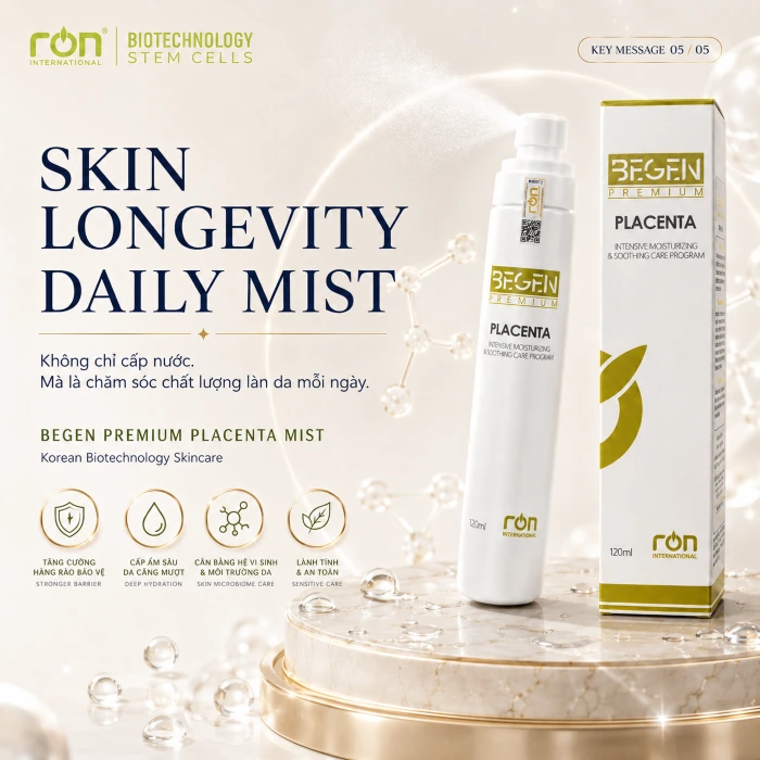 Skin Longevity Daily Mist – BEGEN PREMIUM PLACENTA MIST 120 ml