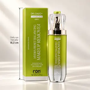 DR.CASO+ HYDRA RESET BALANCING MAKEUP REMOVER 100 ml cùng hộp giấy cao 18,3 cm