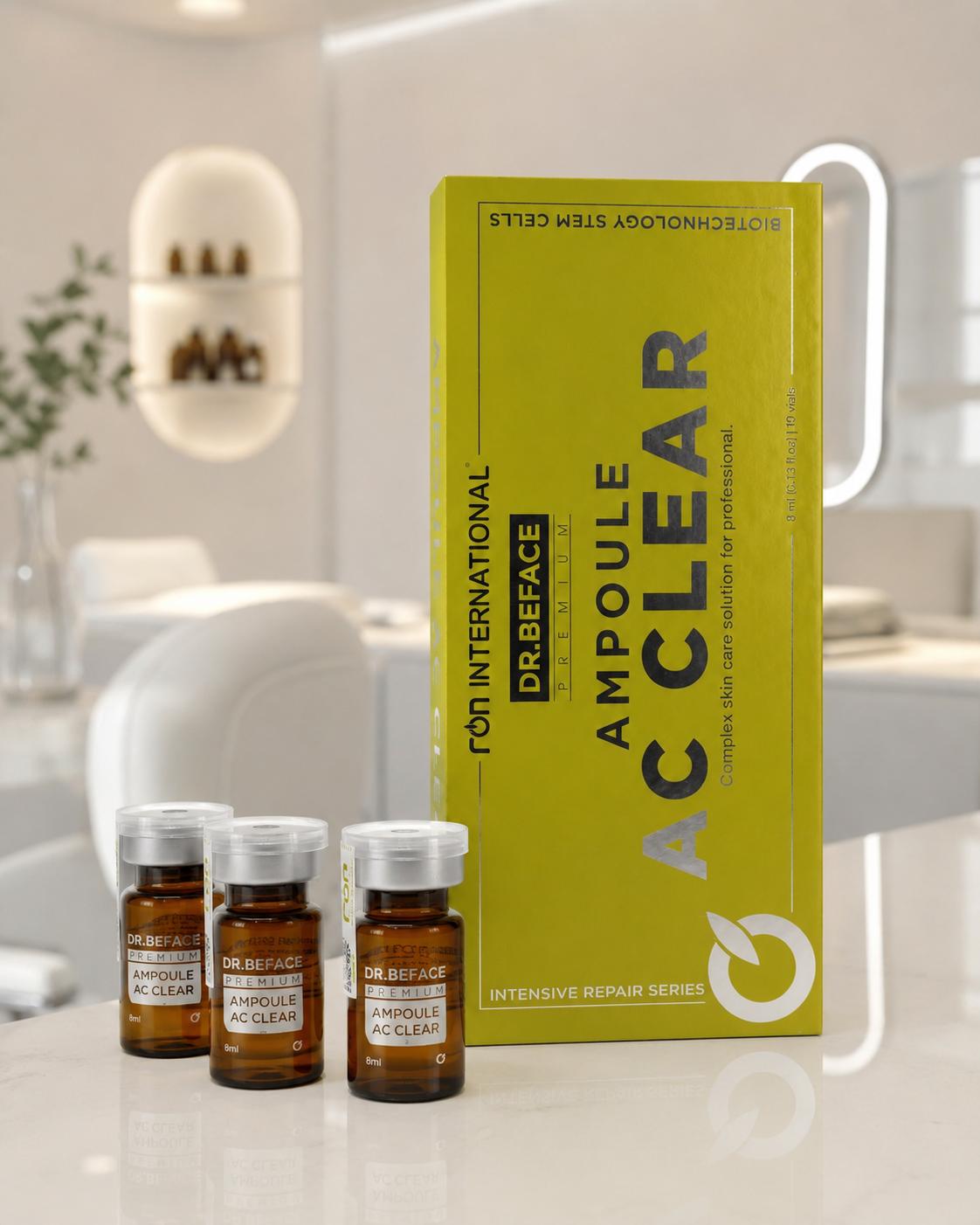 Hộp AC Clear cùng ba lọ 8 ml