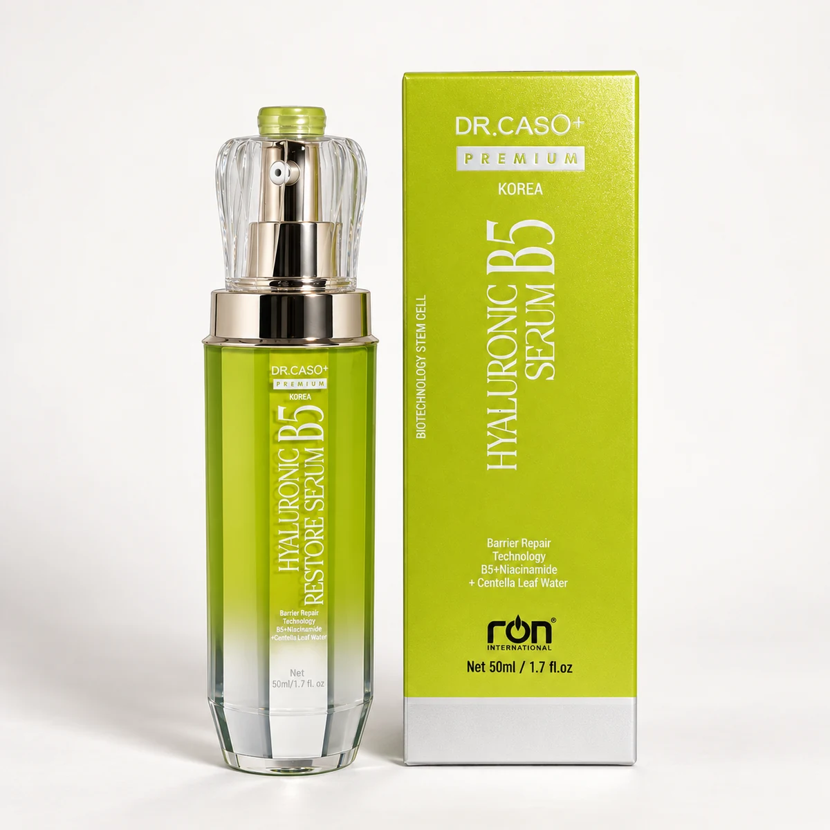 Serum HA B5 DR.CASO+ 50 ml — chai và hộp