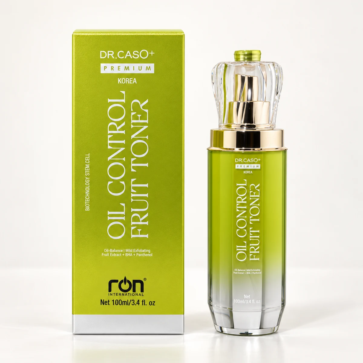 Toner DR.CASO+ 100 ml — chai và hộp