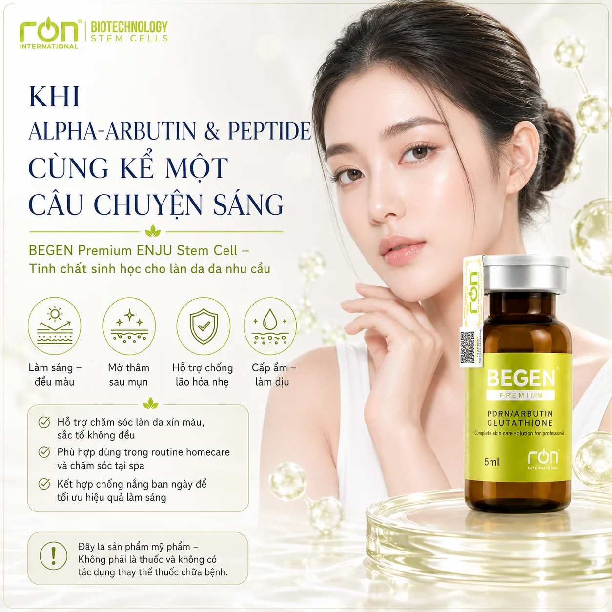 Tinh chất BEGEN Premium ENJU Stem Cell trong lọ 5 ml